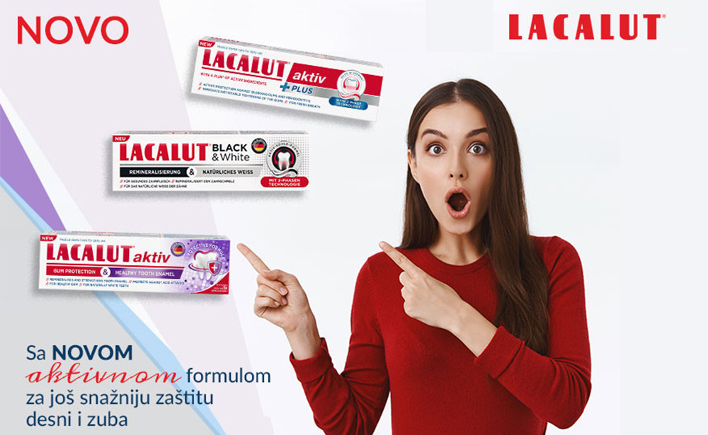 Nove Lacalut zubne paste za odrasle
